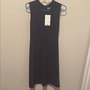 MM Lafleur Navy Sleeveless Midi Dress